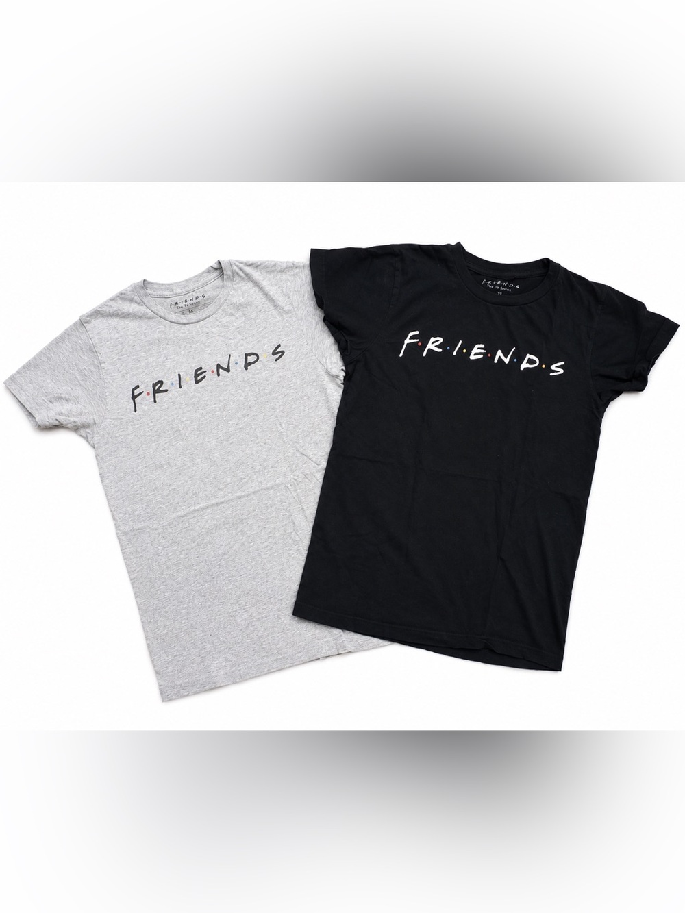FRIENDS TV Series Graphic Tee Bundle Gray & Black XS